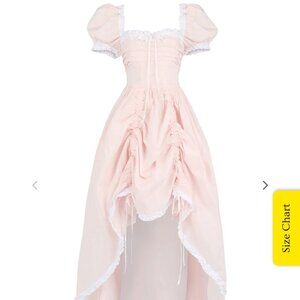 Selkie blush Caribbean dress XXL
